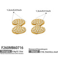 Letter Z Gold / Earrings