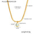 Aquamarine Snake Chain