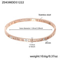 Z043 Narrow Rose Gold Bracelet
