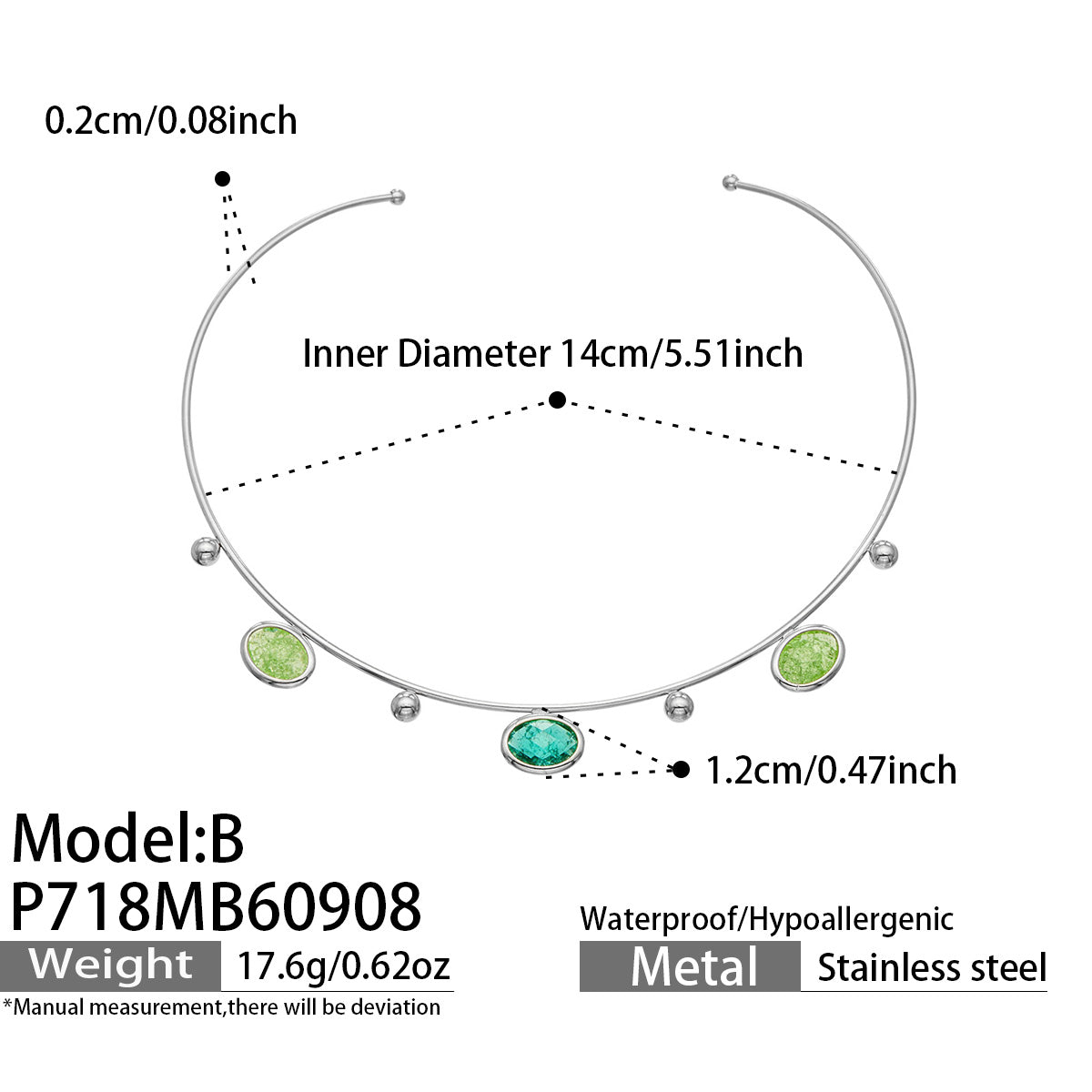 316L Stainless Steel 18K PVD Gold Ice Stone Necklace made with 316L stainless steel and 18K PVD gold finish for wholesale jewelry buyers - image 11