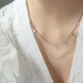 Steel Layered Necklace 40 + 45 + 5 cm / 5cm