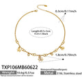 Necklace / Octopus Zircon Gold / 5cm