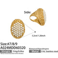 A024 Oval Pearl Cluster / US 7