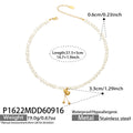 Freshwater Pearl Gourd - Gold / 37.5+5 cm