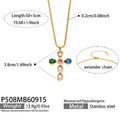 Necklace / Multicolor / Gold Tone