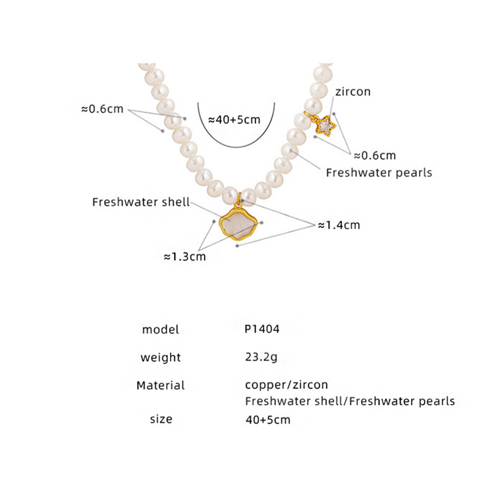 Close-up of 316L Stainless Steel necklace with pearl