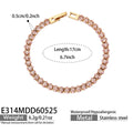 Bracelet / Pink Zircon / 17cm