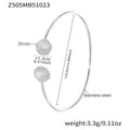 Z505 Silver Shell Bracelet