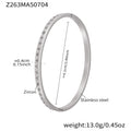 Z263 - Silver Zircon Bracelet