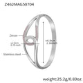 Z462 Silver Pink Zircon Bracelet