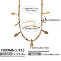 Beaded Necklace 40.5+5cm / Gold