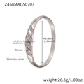 Z458 Steel White Zircon Bracelet