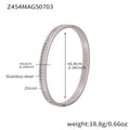 Z454 Steel Zircon Bracelet