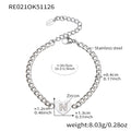 Bracelet / Silver / N