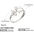 A471 – Flower / Steel Tone / 7