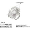 Openwork Flower / Silver