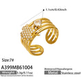 Pavé Leaf / Gold