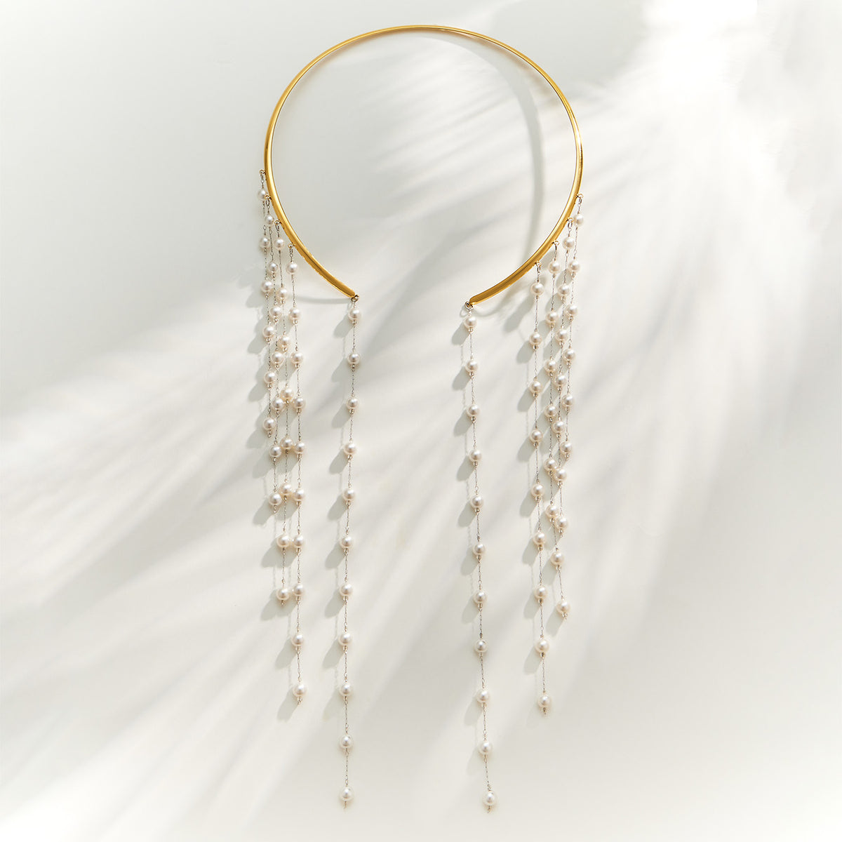 316L Stainless Steel 18K PVD Gold Tassel Necklace and Choker Collection made with 316L stainless steel and 18K PVD gold finish for wholesale jewelry buyers - image 4