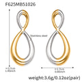 F625 – Two-Tone Earrings