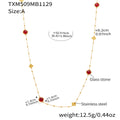 Long Necklace A - Red (92+5cm)