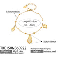 Bracelet / Heart / Gold Tone