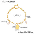 Gold DIY Multi-Charm Bracelet 17cm
