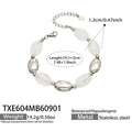 Bracelet / White Resin Steel / 5cm
