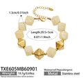 Bracelet / Yellow Resin Gold / 20.5+5 cm