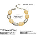 Bracelet / Yellow Resin Steel / 19.5+5 cm