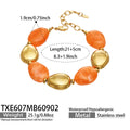 Bracelet / Champagne Resin Gold / 21+5 cm