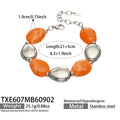 Bracelet / Champagne Resin Steel / 21+5 cm