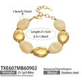 Bracelet / Yellow Resin Gold / 21+5 cm