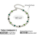 Bracelet / Green / Steel