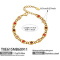 Bracelet / Red / Gold