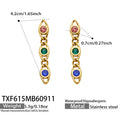 Earrings / Multicolor / Gold