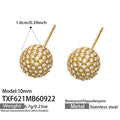 Stud Earrings / 10 mm