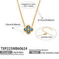 Blue CZ - Gold / Necklaces