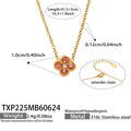 Magenta CZ - Gold / Necklaces