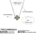 Grey CZ Steel / Necklaces