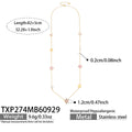 Necklace / Pink / 81+5 cm
