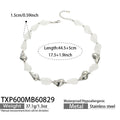 TXP600 – Necklace / White Resin Steel / 44.5+5 cm