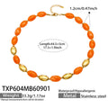 Necklace / Champagne Resin Gold / 5cm