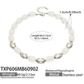Necklace / White Resin Steel / 46.5+5 cm
