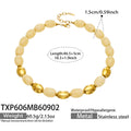 Necklace / Yellow Resin Gold / 46.5+5 cm