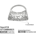 镂空藤蔓Steel / Size 7