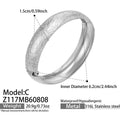 Steel / Floral C / Bangle