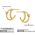 Zircon Gold / Earrings