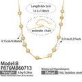 Style B Round CZ Gold Tone / 5cm