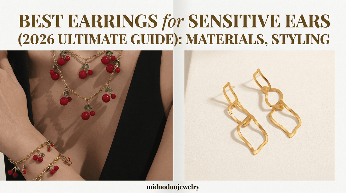 Best Earrings for Sensitive Ears 2026 Ultimate Guide, Miduoduo Hypoallergenic 316L Stainless Steel Jewelry Collection