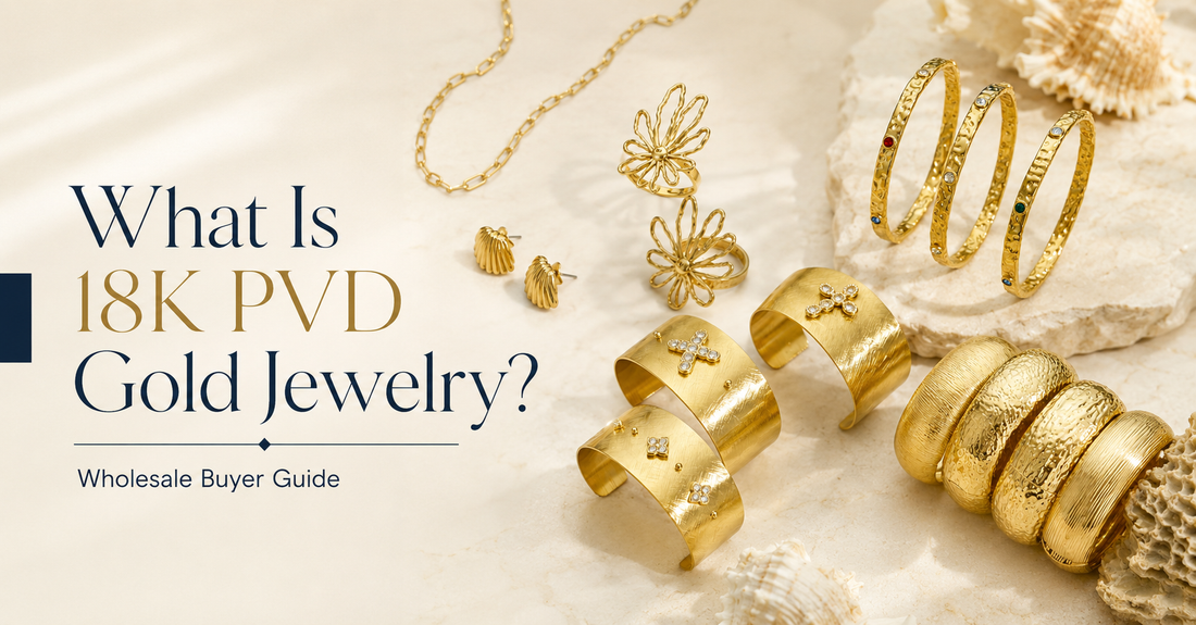 What Is 18K PVD Gold Jewelry? Why Boutiques Choose It for Wholesale